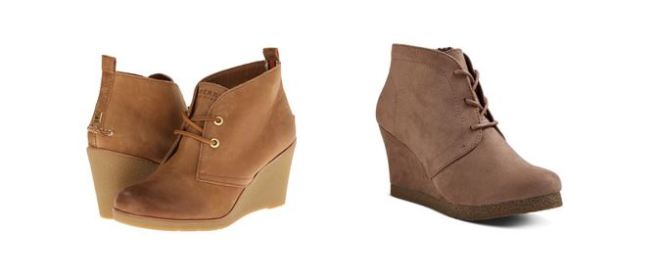 Sperry Top-Sider Harlow vs. Target Terri Booties